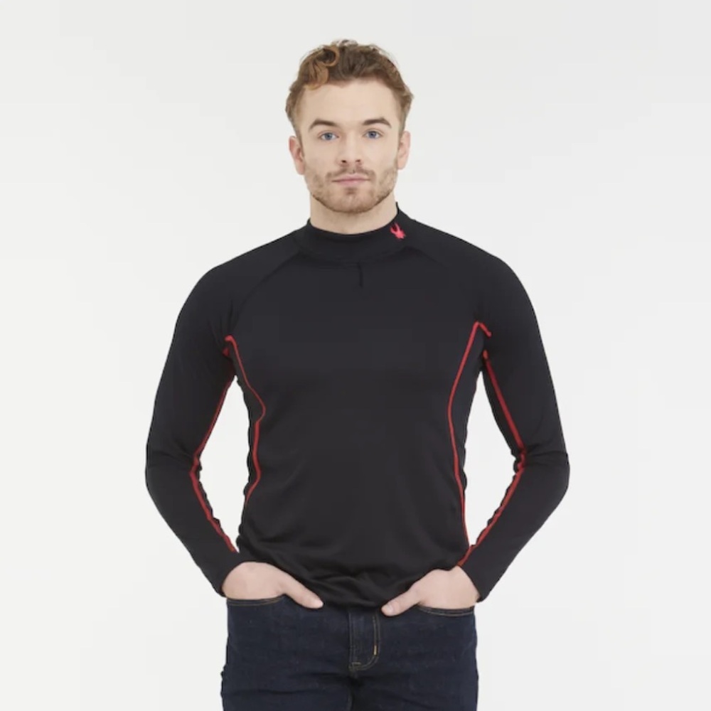 NWT Spyder Men's Compression Long Sleeve Mock Neck Shirt XL